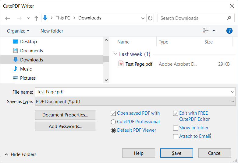 CutePDF Writer 4.0.1.3 full